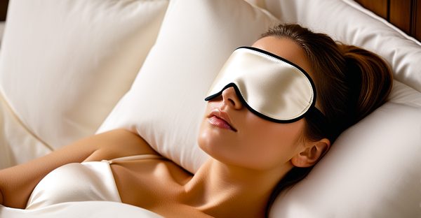 Masque de sommeil en soie pure : confort et élégance garantie